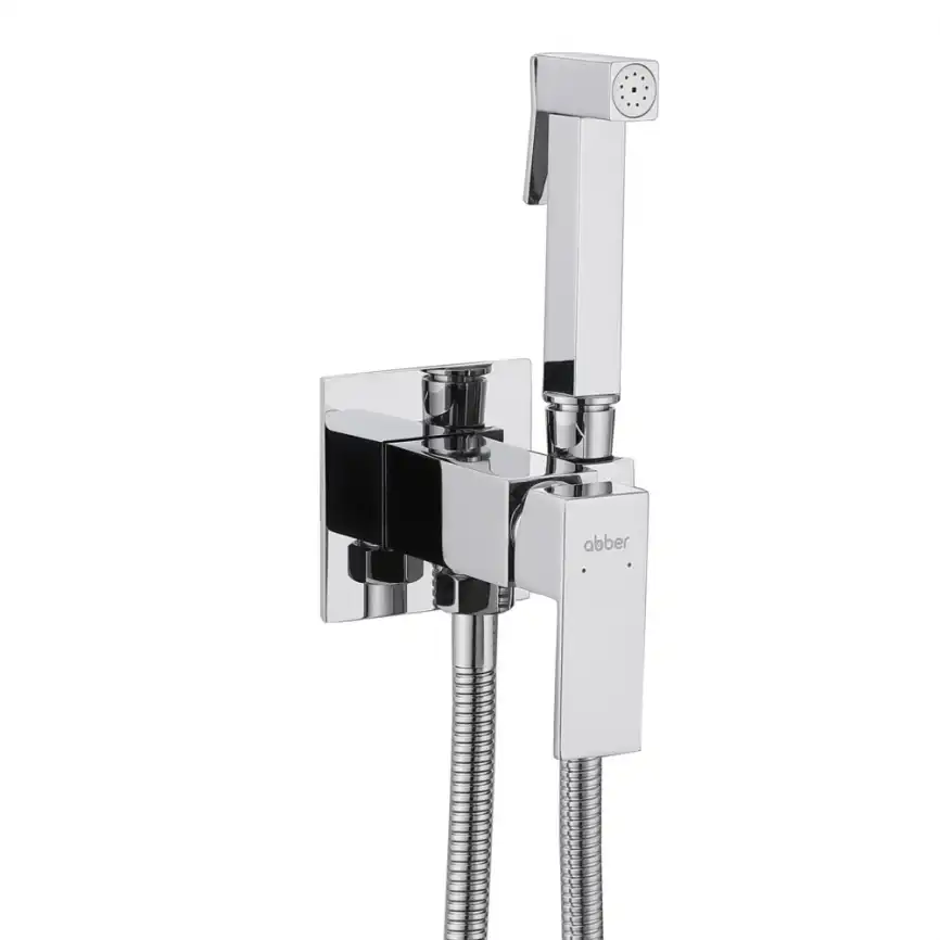 Смеситель ABBER Daheim AF8226 с гигиеническим душем, хром фото 1