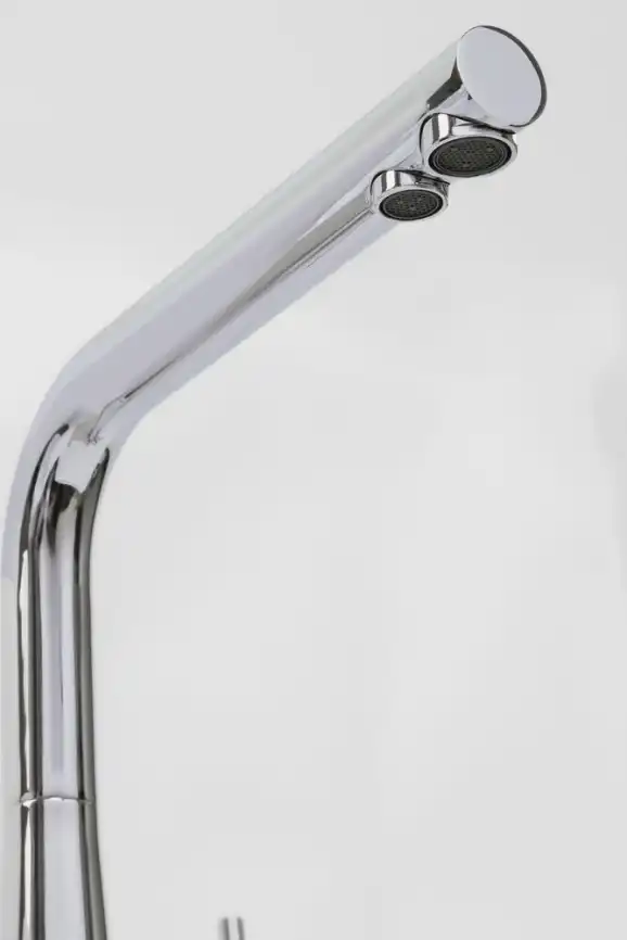 Смеситель для кухни AVS PureRiver 811-160-CR, Г-образный излив, хром фото 22