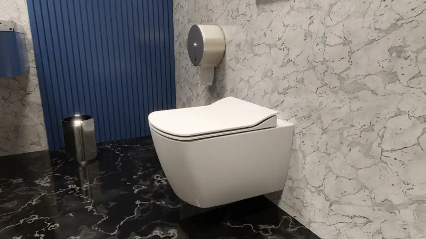 Унитаз подвесной безободковый Creavit Elegant EG321-11CB00E-0000 с сиденьем микролифт Белый фото 9