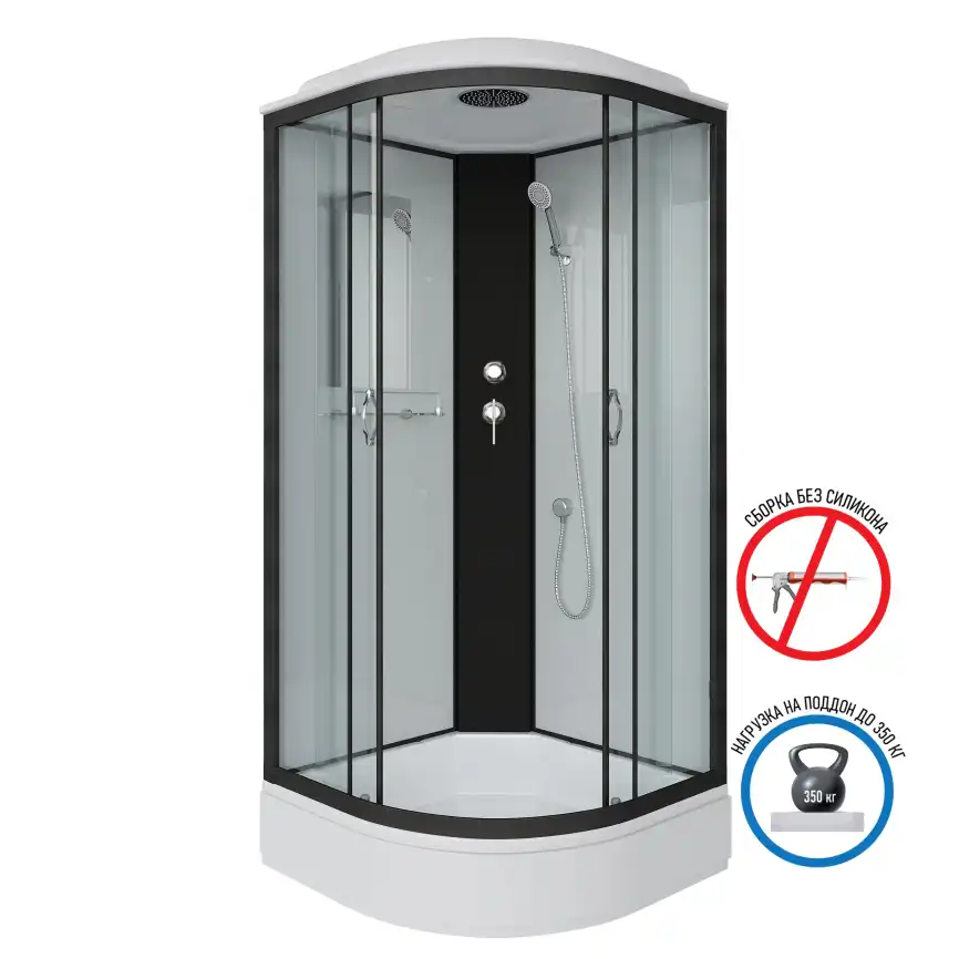 Душевая кабина Niagara Classic 100х100х215 NG-6702-14 средний поддон, без гидромассажа, 67021414 фото 1