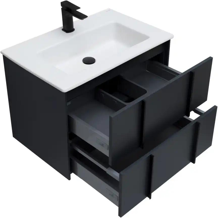 Тумба под раковину Allen Brau Reality 70 1.32004.AM антрацит матовый фото 5