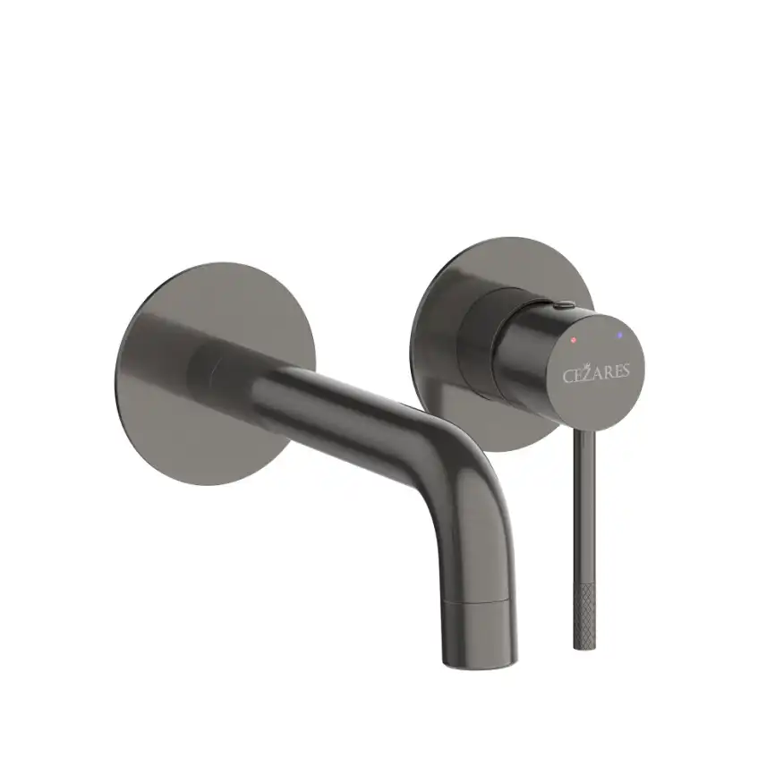 Смеситель для раковины  Cezares RELAX-BLI2-1-GM-W0 встраиваемый, Оружейная сталь фото 2