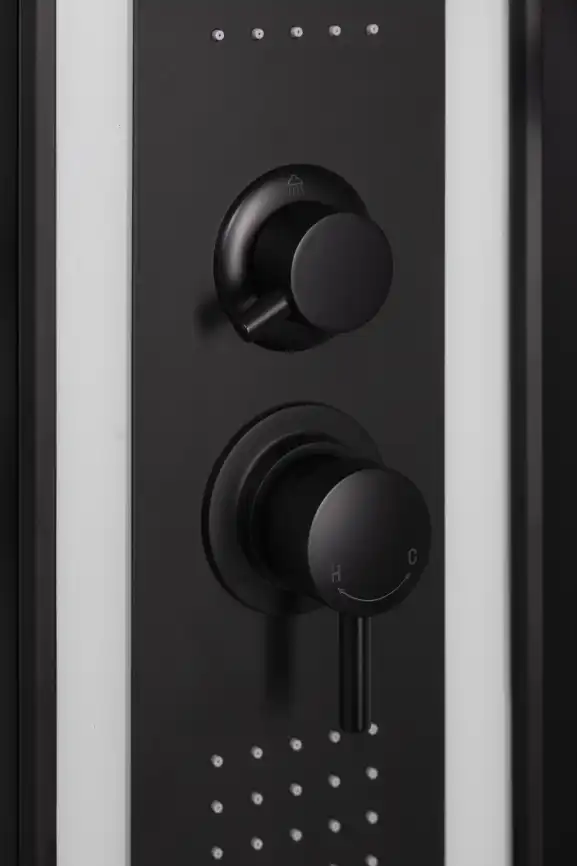 Душевая кабина Niagara Premium 100х100х220 NG-6902-01GDBLACK низкий поддон, с гидромассажем фото 8