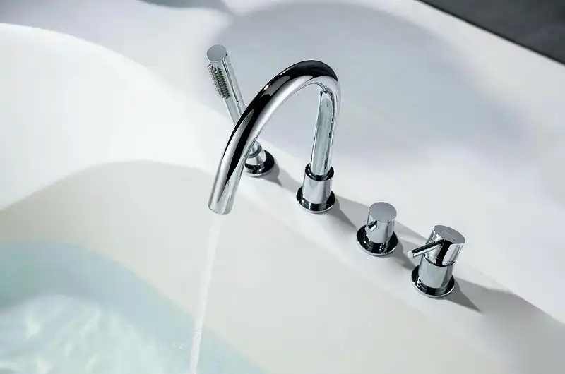 Смеситель на борт ванны Aquatek Европа AQ1348CR, однорычажный, с внутренней частью, Хром фото 5
