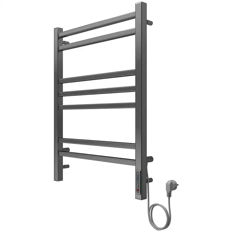Полотенцесушитель электрический 50х70 Aquatek Альтаир П7 AQ EL KP0770CH, диммер справа, Хром фото 6
