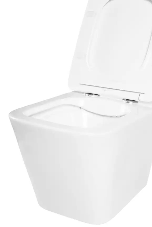 Подвесной унитаз BelBagno DUE BB3103CHR/SC, безободковый, с сиденьем микролифт, Белый фото 5