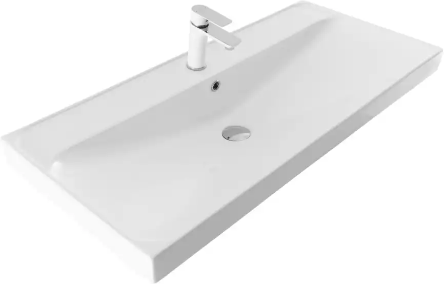 Раковина Aquanet Flash 100, белая, 333270 фото 1