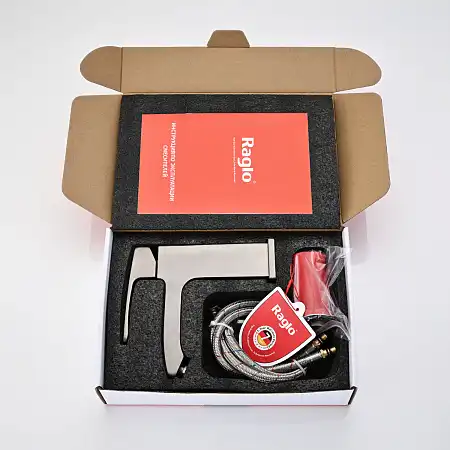 Смеситель для раковины Raglo R01.10.09, Графит матовый фото 9