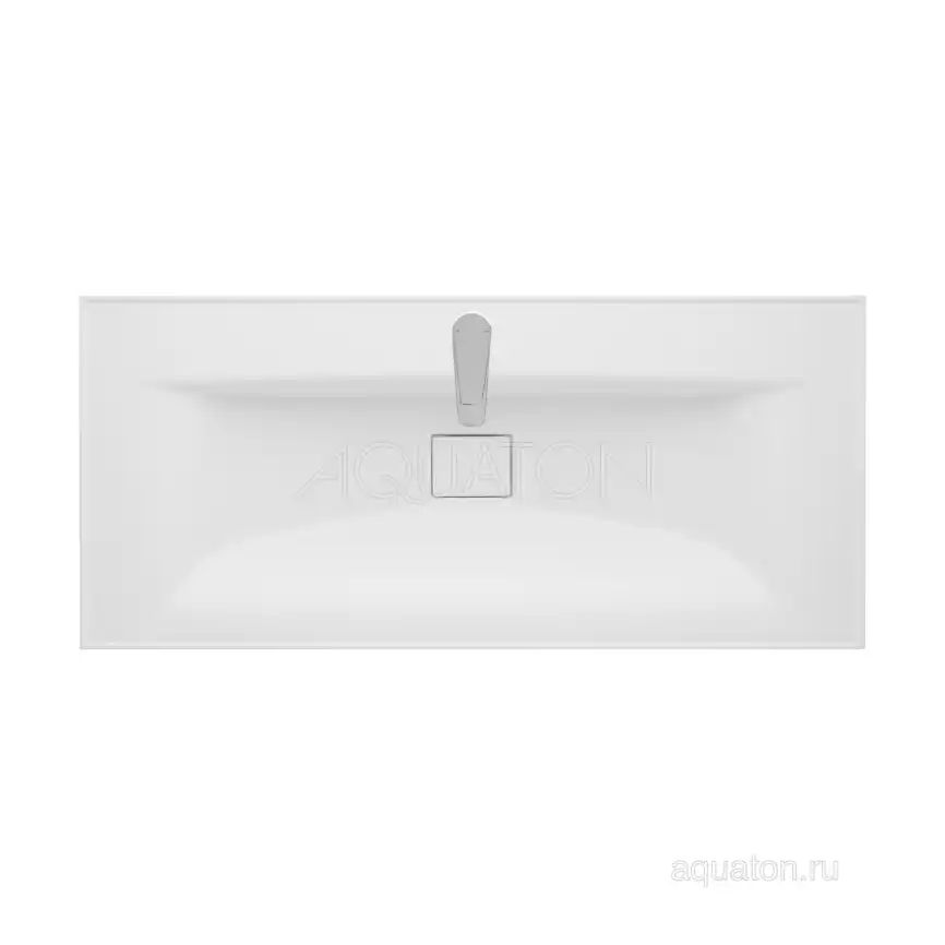 Раковина AQUATON Айрис M 1000 белая 1A73273KAG010 фото 2