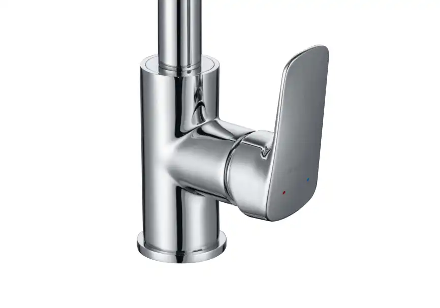 Смеситель для кухни Aquatek Вега AQ1081CR поворотный излив, Хром фото 3