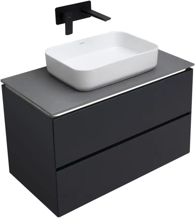 Тумба под раковину Allen Brau Infinity 85 1.21001.AM антрацит матовый фото 5