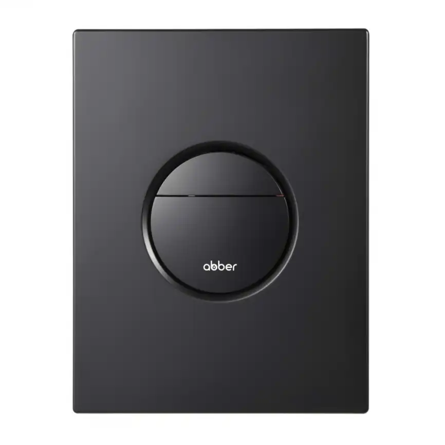 Комплект унитаза с инсталляцией ABBER Rechteck AC1201 белый и кнопкой AC0126MB черная матовая фото 3