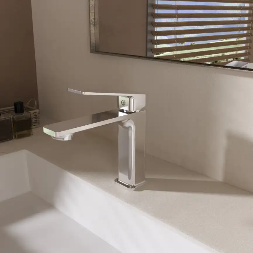 Смеситель для раковины Vincea Core VBF-4CO1CH, хром фото 1