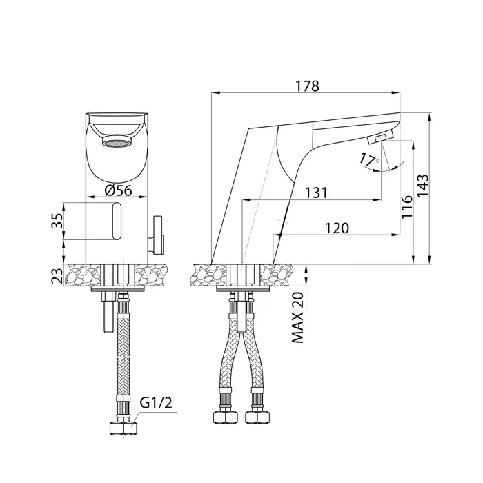 Смеситель для раковины IDDIS Pulse PULSBS1i86  цвет, Глянцевый хром фото 3
