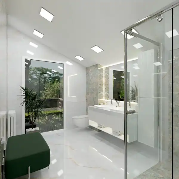 Керамогранит AVS Vermont Sky Blue 60x120 полированный, голубой фото 9