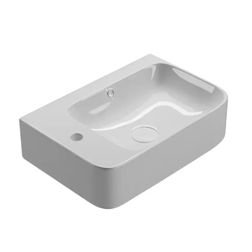 Рукомойник AVS Грэйс 37x25 R, белый фото 1