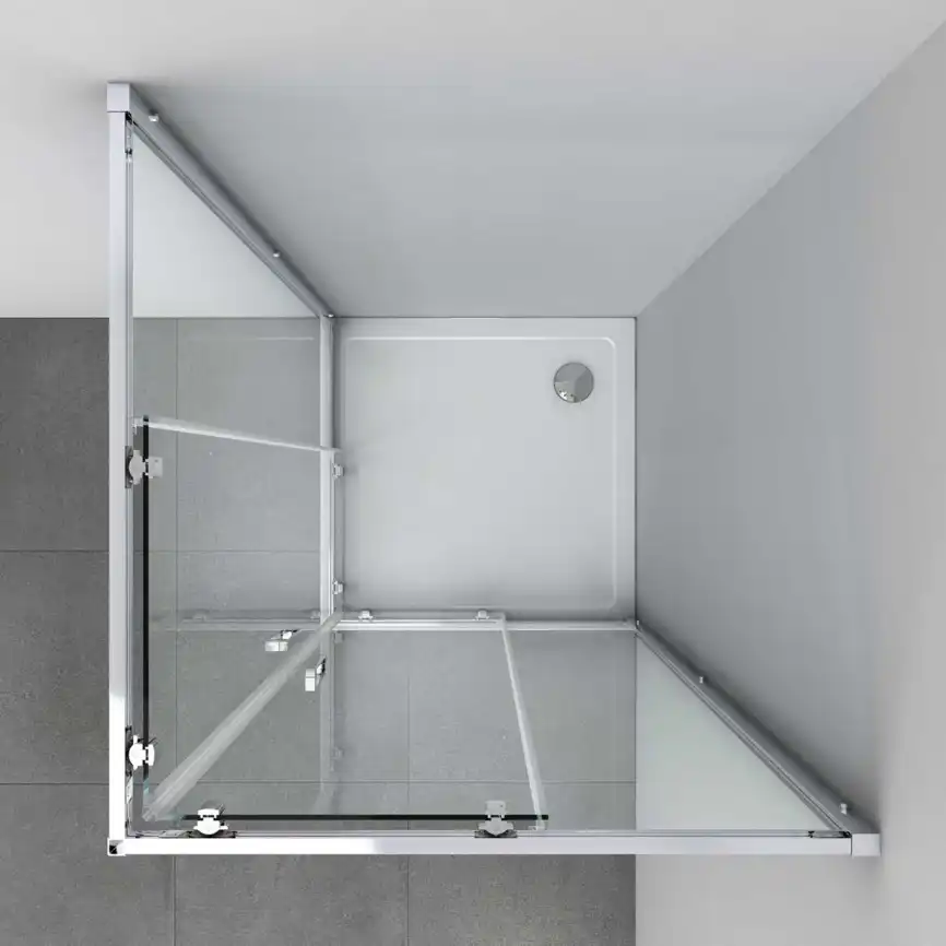 Душевой уголок Vincea Alpha 80х80 VSS-3AL800CL, профиль хром, стекло Прозрачное фото 4