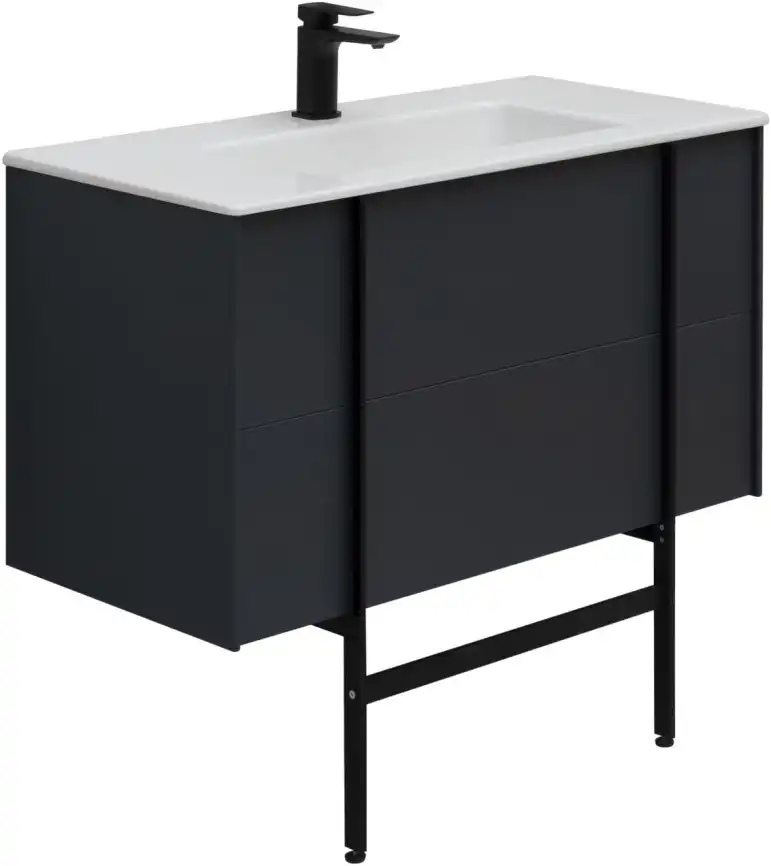 Тумба под раковину Allen Brau Reality 90 1.32006.AM антрацит матовый фото 28