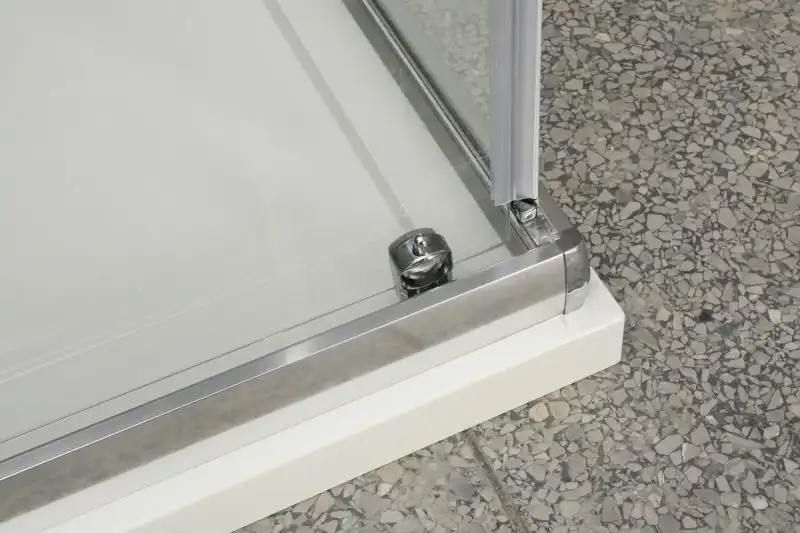 Душевой уголок BelBagno UNIQUE-AH-2-100/115-75/90-C-Cr профиль Хром стекло Прозрачное фото 3