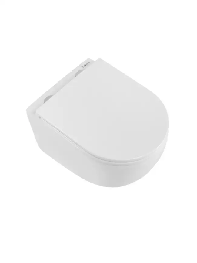 Унитаз подвесной BelBagno COMPATTO BB003CH-TOR/SC безободковый с сиденьем и смывом TORNADO фото 2