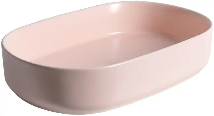 Раковина  Allen Brau Fantasy 55х36х12 4.11022.SM, Розовая матовая фото 1