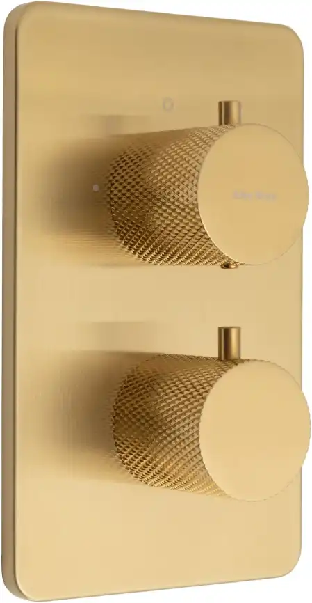 Смеситель для ванны Allen Brau Priority 5.3U123-GB (с внутренней частью, 3 выхода) золото браш фото 5