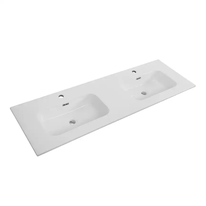 Керамическая раковина с двумя чашами CEZARES CZR-8095-140-2 фото 1