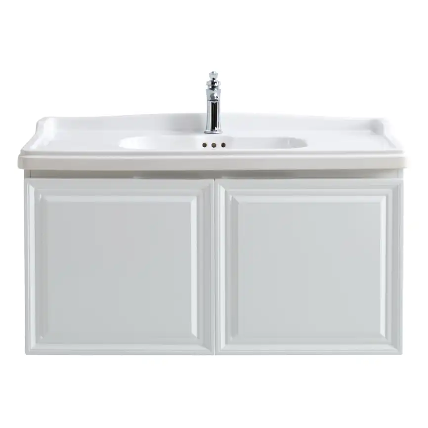 Тумба под раковину Cezares GIUBILEO 100 см, GIUBILEO-1000-2A-SC-BL подвесная, Bianco Lucido фото 1