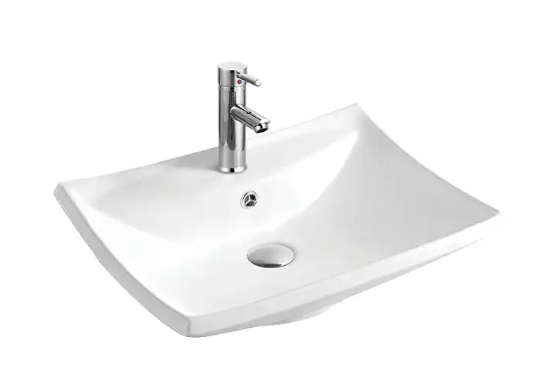 Раковина накладная Aquatek 60х46х17 AQ5518-00, Белая фото 1