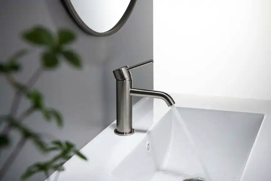 Смеситель для раковины Aquatek Европа AQ1310BGM, Оружейная сталь фото 5