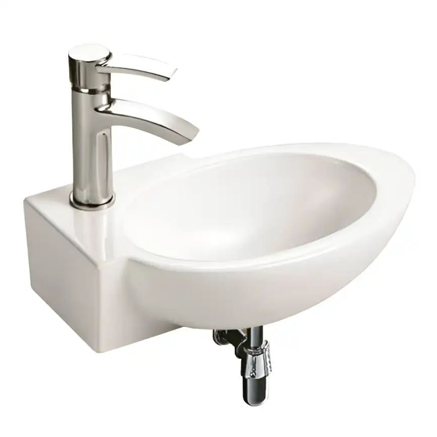 Рукомойник AVS Тиффани 42х28 R, белый фото 1