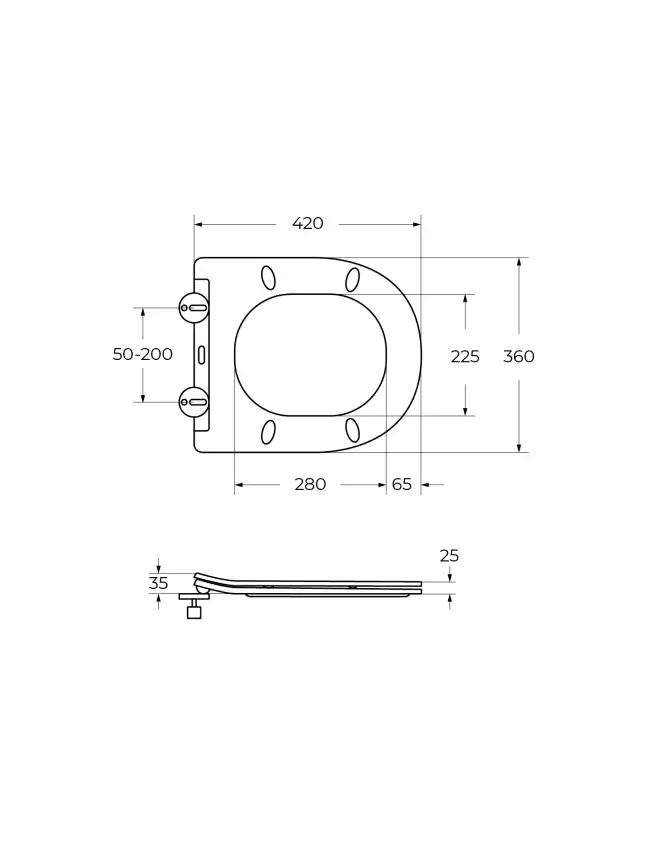 Подвесной унитаз CEZARES STYLUS-TOR CZR-546-TH-TOR/SC, со смывом TORNADO, с сиденьем микролифт фото 17
