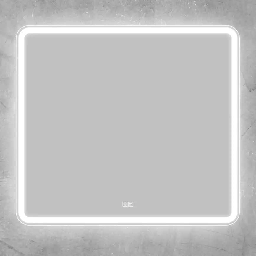 Зеркало BelBagno MARINO 90х80 SPC-MAR-900-800-LED-TCH-WARM с подстветкой, сенсорный выключатель, с подогревом фото 3
