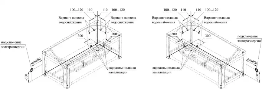 Акриловая ванна Radomir Николь 180х80 (2-01-0-0-1-210Р), на каркасе, белая фото 13