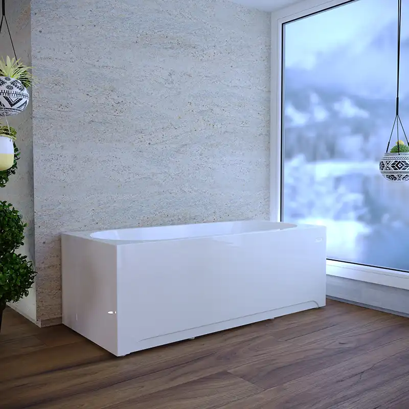 Акриловая ванна Radomir Вальс 180х80 (1-01-0-0-1-183), на каркасе, белая фото 5