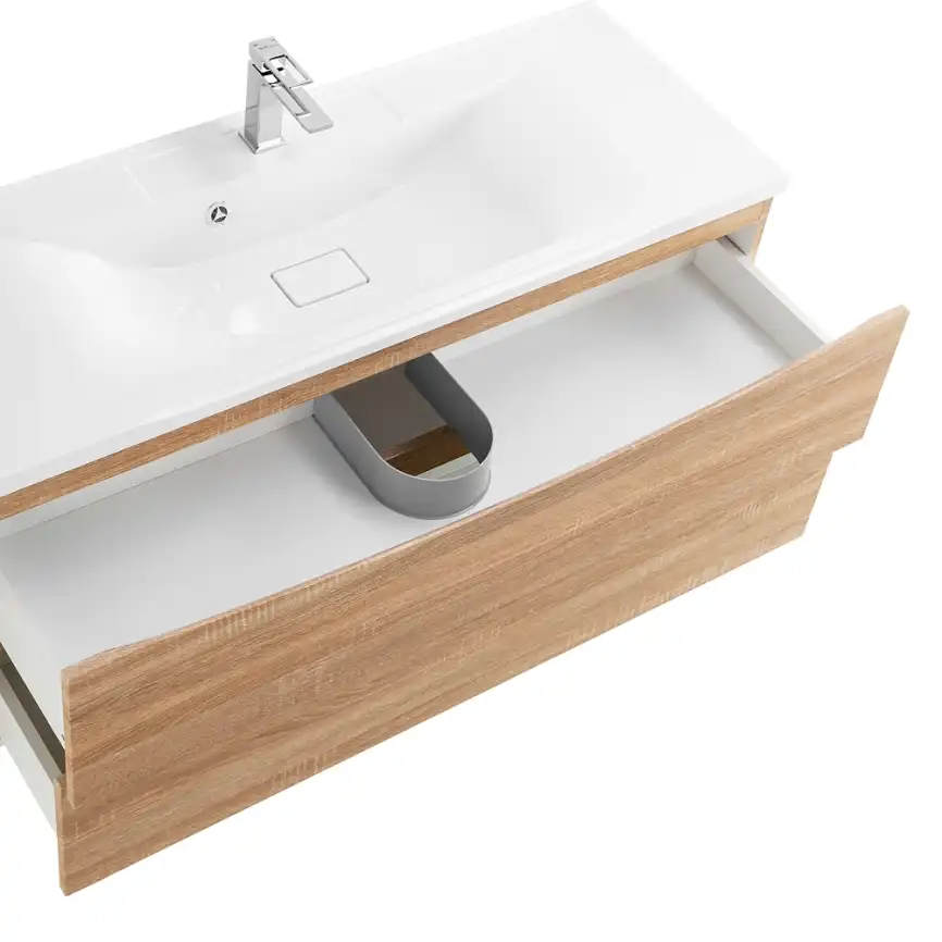Тумба под раковину BelBagno MARINO-1200-2C-SO-WO-P подвесная Rovere Bianco фото 7