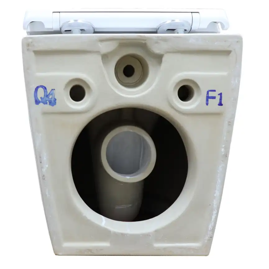 Подвесной унитаз Azario Etera AZ-118E-UQ3 безободковый, смыв Торнадо, в комплекте с сидением микролифт, Белый глянцевый фото 13