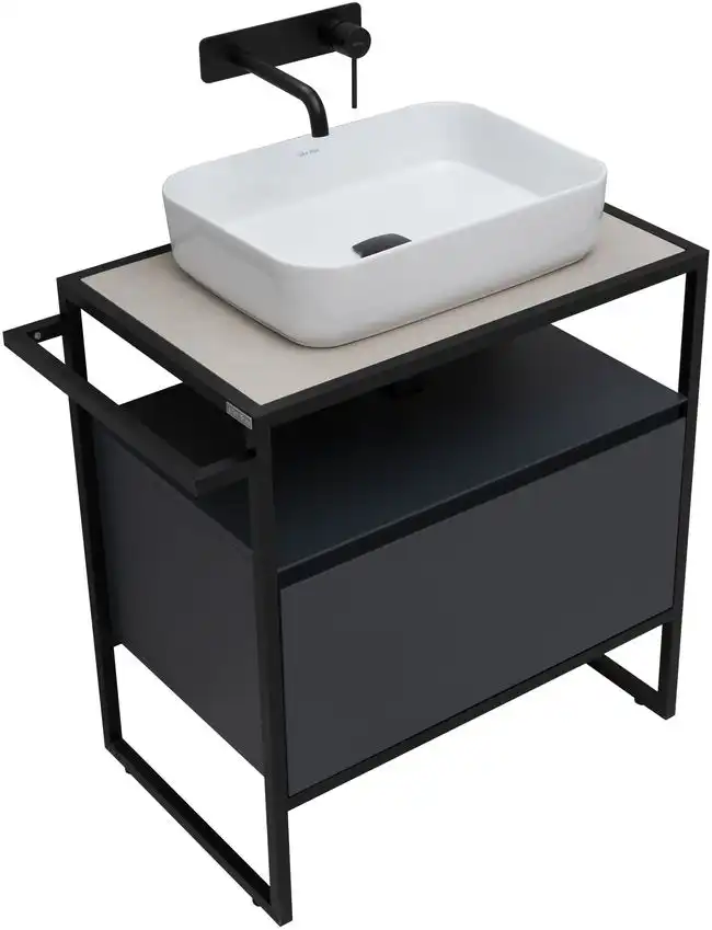 Тумба под раковину Allen Brau Priority 70 1.31001.AM антрацит матовый фото 12