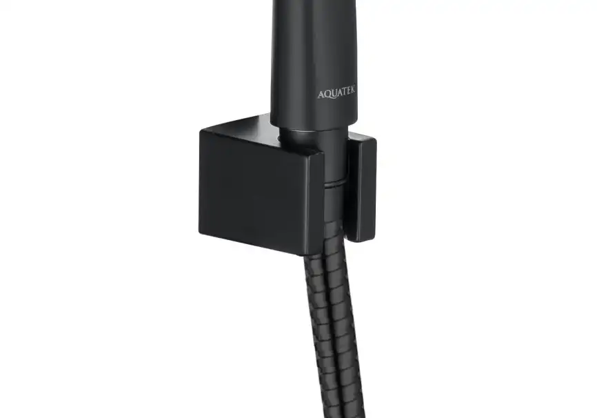 Душевой набор Aquatek ВЕГА AQ2010MB, Черный матовый фото 3