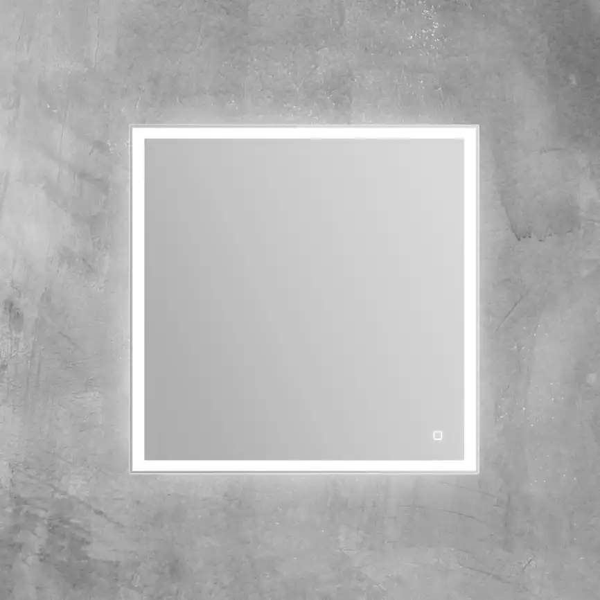 Зеркало BelBagno SPC-GRT 80х80 SPC-GRT-800-800-LED-TCH с подстветкой, сенсорный выключатель фото 3