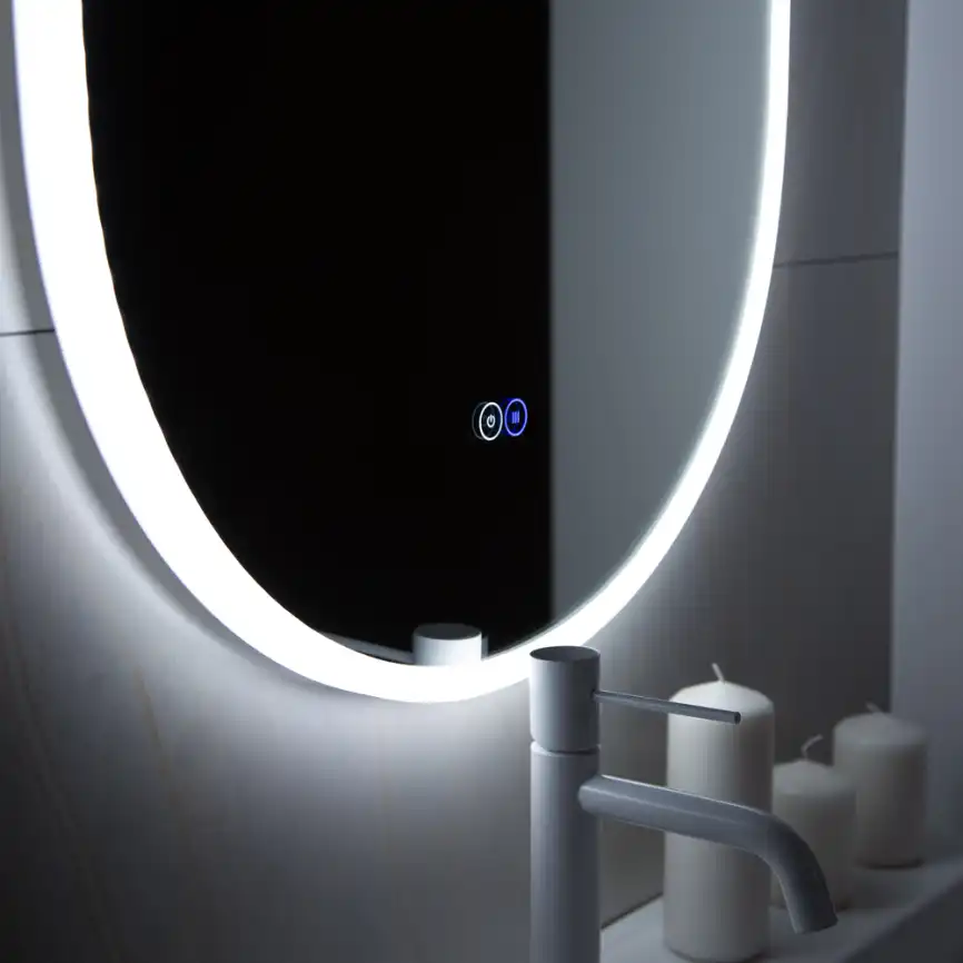 Зеркало с подсветкой AVS Агния 60x120 см, антипар фото 11