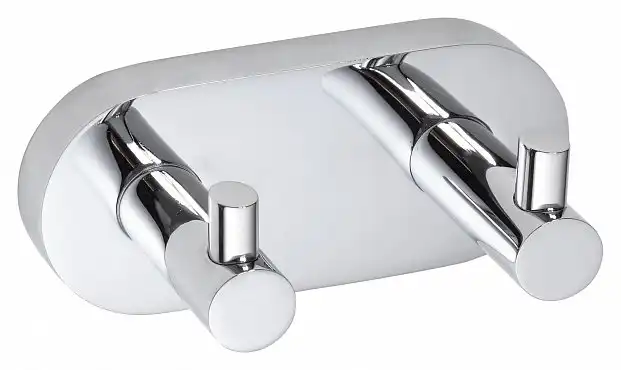 Планка с 2-мя крючками 12 см BEMETA OMEGA хром 104405202 фото 1