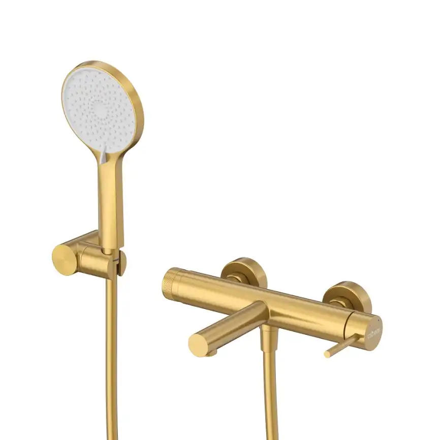 Смеситель для ванны и душа Cezares RELAX-VD-BORO, Брашированное золото фото 1