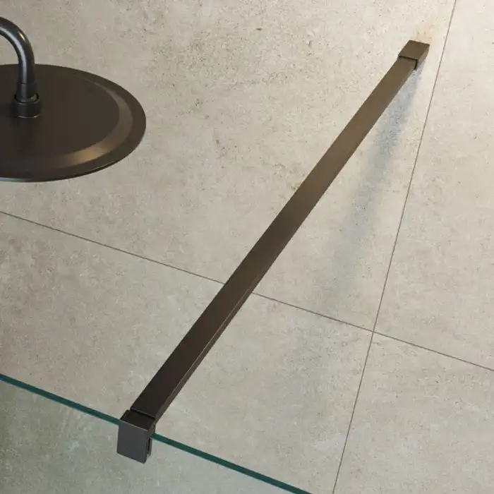 Душевая перегородка CEZARES LIBERTA-L-2-90-120-C-NERO стекло Прозрачное, профиль Черный фото 3