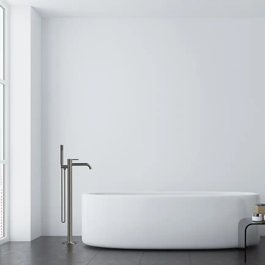 Смесители для ванны AVS Slimmer 811-112-GM напольный, оружейная сталь фото 10