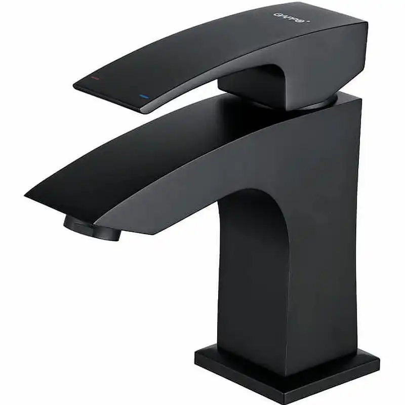 Смеситель для раковины Gappo G1007-66, Черный матовый фото 1