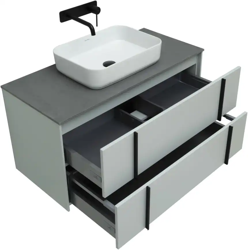 Тумба под раковину Allen Brau Reality 100 1.32007.PWM папирус матовый фото 17