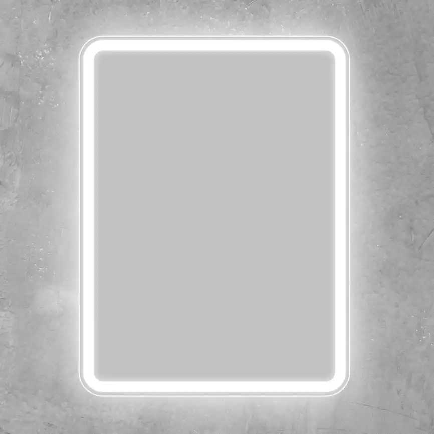 Зеркало BelBagno MARINO 60х80 SPC-MAR-600-800-LED-BTN с подстветкой, кнопочный выключатель фото 3