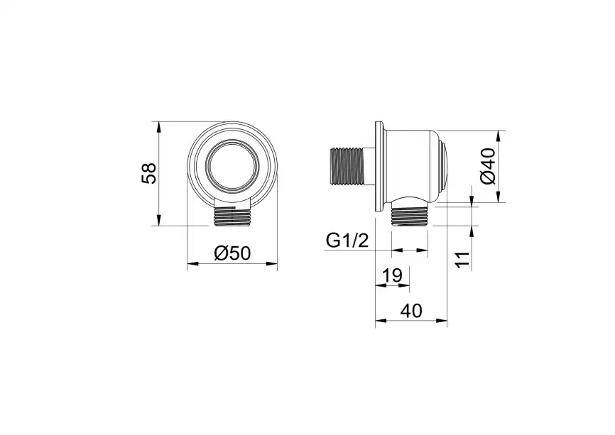 Шланговое подключение Aquatek КЛАССИК AQ2461MB, Черный матовый фото 3