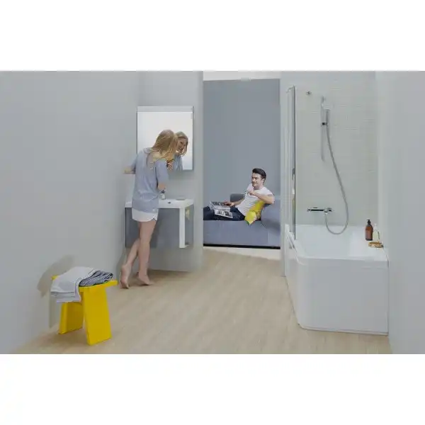 Акриловая ванна Ravak 10° 160х95 C831000000 левая, Белая фото 4